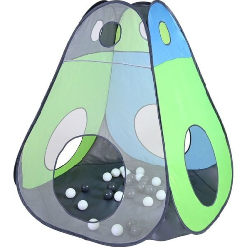 Knorrtoys 55306 - Spielzelt - Green-blue, inkl. 30 Bälle