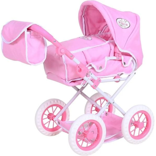 Knorrtoys 63138 - Puppenwagen Ruby - Princess white rose