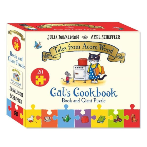 Julia Donaldson - Cat's Cookbook Book and Giant Puzzle Gift Set