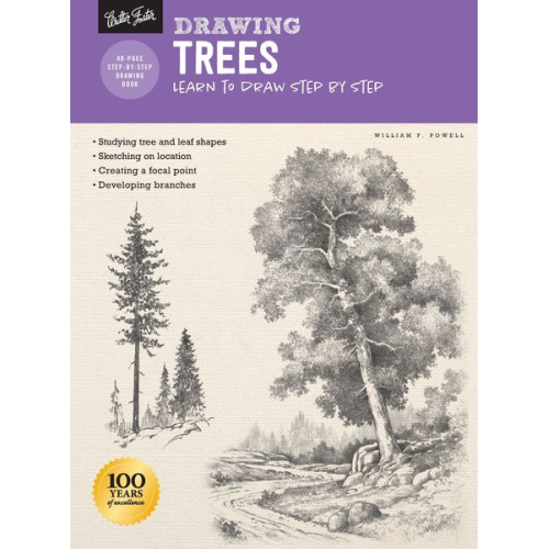 William F. Powell - Drawing: Trees with William F. Powell