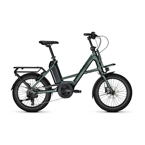 Kalkhoff ENDEAVOUR C+ MOVE (545 Wh), 9 Gang Kettenschaltung, Unisexfahrrad, Kompakt, Modell 2025, 20 Zoll 48 cm techgreen glossy