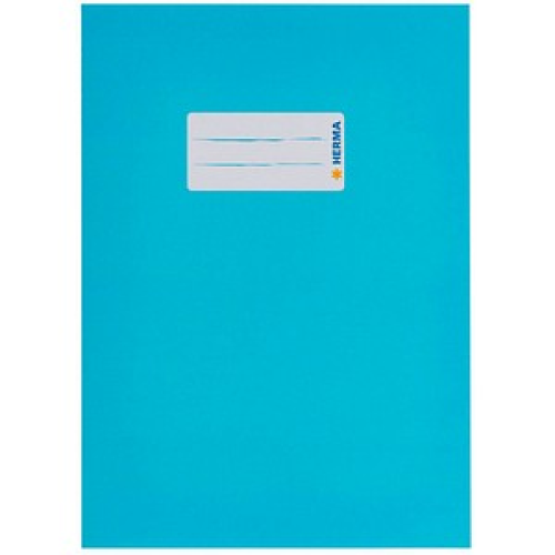 HERMA Heftumschlag hellblau Papier A5