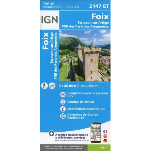 Collectif Ign - Foix.Tarascon-sur-Ariège. PNR des Pyrénées Ariégeoises