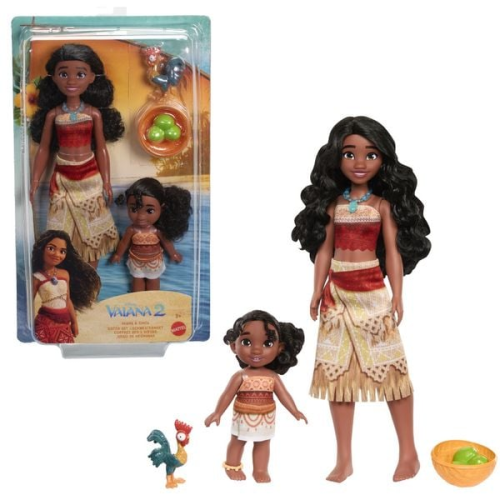 Disney Vaiana 2 Schwesternset Vaiana und Simea Puppen