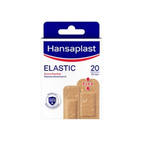 Hansaplast Pflaster ELASTIC mittelbeige 47086, 20 St.