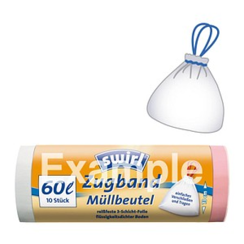 Pely Müllbeutel Extra stark 60,0 l transparent, 10 St.