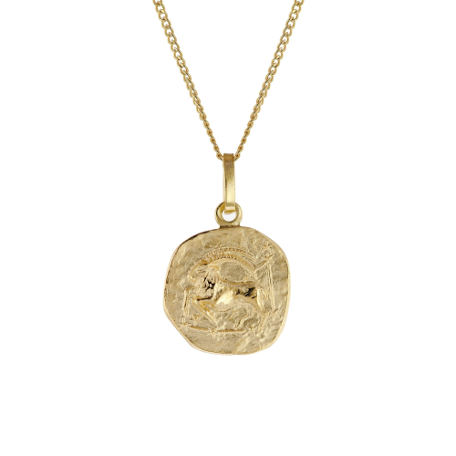 trendor 15022-01 Kinder-Halskette mit Sternzeichen Steinbock 333/8K Gold