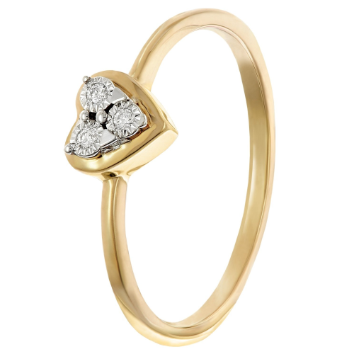 GLIZZ GL8706 Damen Diamantring Gold 333/8K