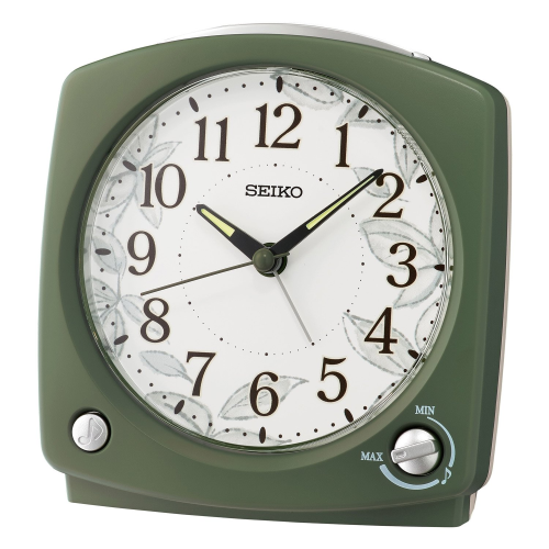 Seiko QHP012M Wecker mit Vogelstimmen Grün