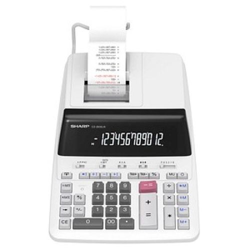 SHARP CS-2635LW Tischrechner druckend lichtgrau