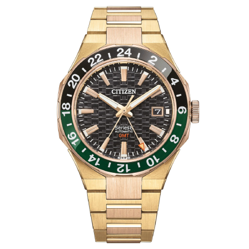 Citizen NB6033-51E Herren-Armbanduhr Automatik Series 8 Goldfarben
