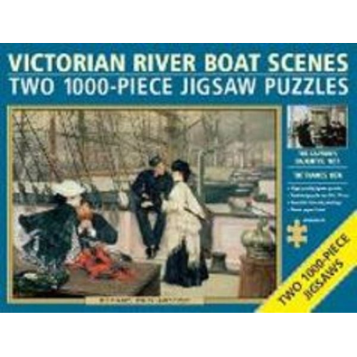 Two Jigsaws: Victorian River Boat Scenes