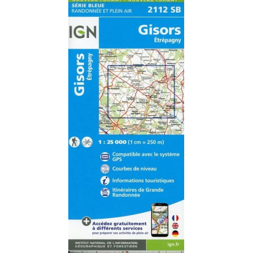 Collectif Ign - Gisors-Étrépagny 1:25 000