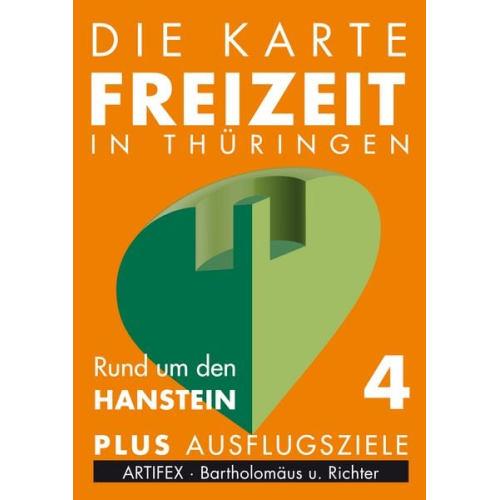 Die Karte - Freizeit in Thüringen 04. Rund um den Hanstein 1 : 30 000