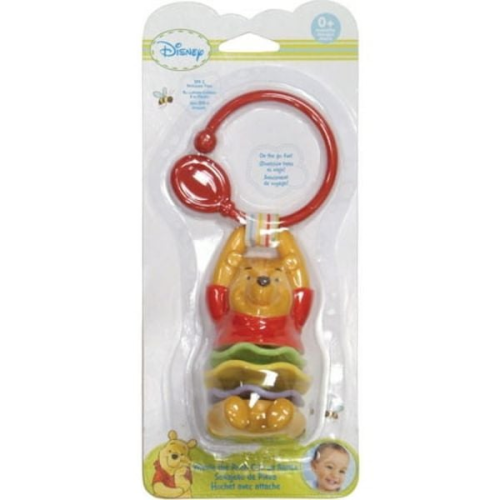 Winnie the Pooh Clip on Rattle