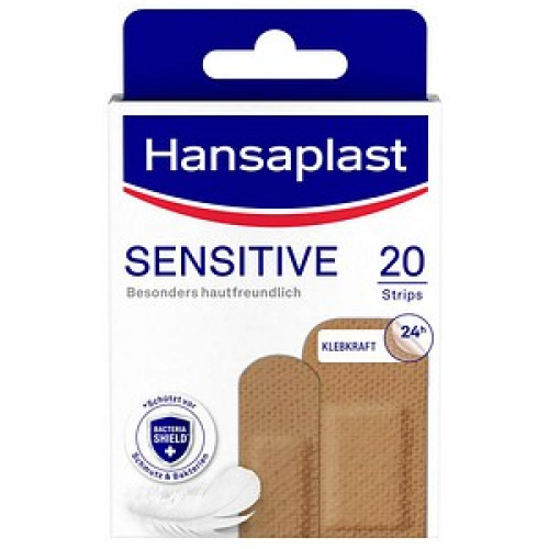Hansaplast Pflaster SENSITIVE 48497 hellbraun, 20 St.