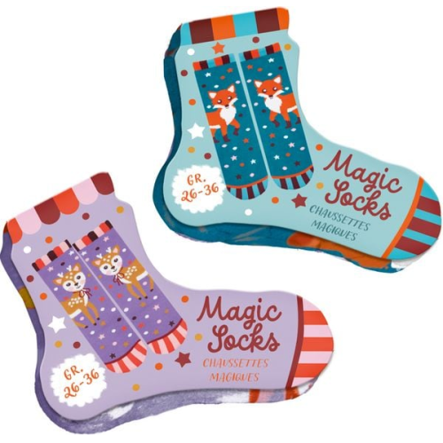 Magic Socks - Wintertiere im Weihn. (one size), sort.i.D.