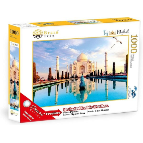 Brain Tree - Taj Mahal 1000 Pieces Jigsaw Puzzle for Adults
