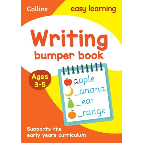 Collins Easy Learning - Writing Bumper Book Ages 3-5