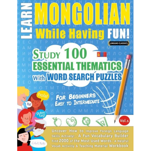 Linguas Classics - Learn Mongolian While Having Fun! - For Beginners