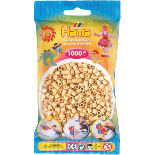 Hama - Perlenbeutel 1000 Stückbeige