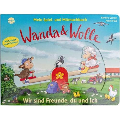 Sandra Grimm - Mein Spiel- und Mitmachbuch. Wanda und Wolle – Wir sind Freunde, du und ich