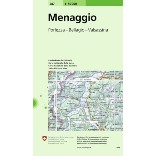 Menaggio 1 : 50 000