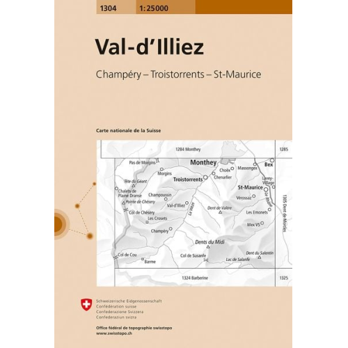 Bundesamt für Landestopografie swisstopo - Swisstopo 1 : 25 000 Val-d`Illiez