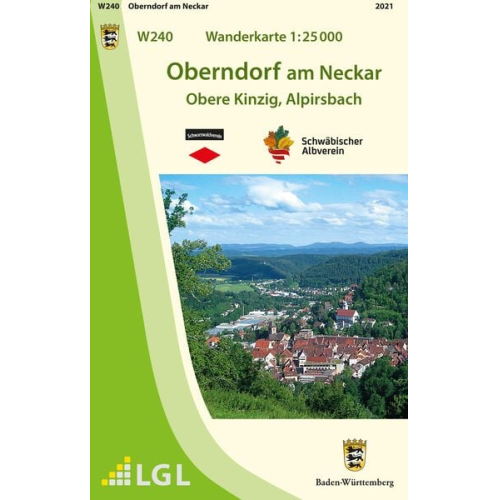 W240 Wanderkarte 1:25 000 Oberndorf am Neckar
