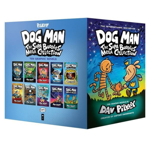 Dav Pilkey - Boxed - Dog Man: The Supa Buddies Mega Collection: From the Creator of Captain Underpants (Dog Man #1-10 Box Set)