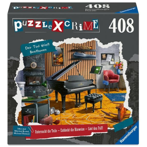 Puzzle X Crime 408 Teile - Der Tod spielt Beethoven