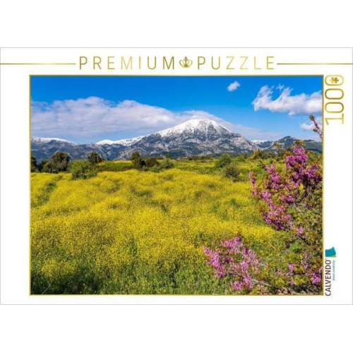 CALVENDO Puzzle Frühling auf Euböa | 1000 Teile Lege-Größe 64x48cm Foto-Puzzle für glückliche Stunden
