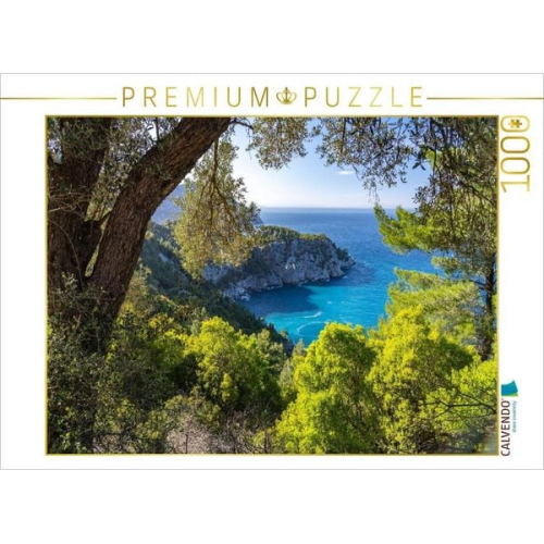 CALVENDO Puzzle Insel Euböa - Griechenland | 1000 Teile Lege-Größe 64x48cm Foto-Puzzle für glückliche Stunden