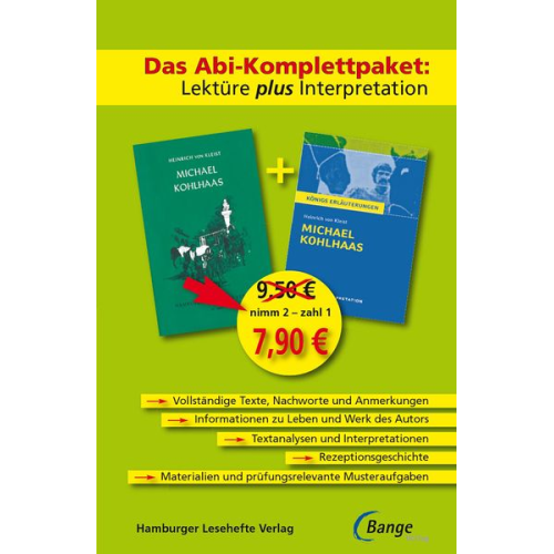 Heinrich Kleist - Michael Kohlhaas – Das Abi-Komplettpaket: Lektüre plus Interpretation.